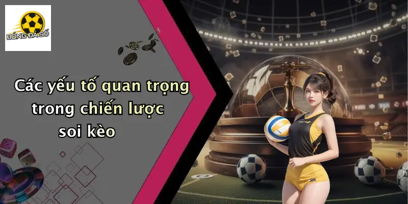 Các yếu tố quan trọng trong chiến lược soi kèo