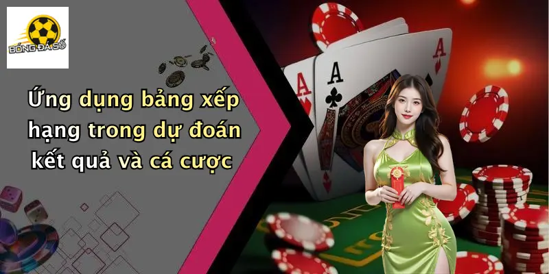 Bảng Xếp Hạng 3 Ứng dụng bảng xếp hạng trong dự đoán kết quả và cá cược