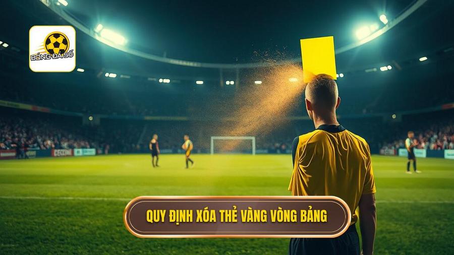 Quy định xóa thẻ vàng vòng bảng
