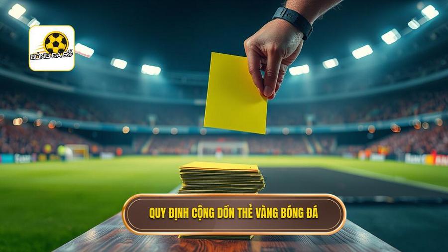 Quy định cộng dồn thẻ vàng bóng đá