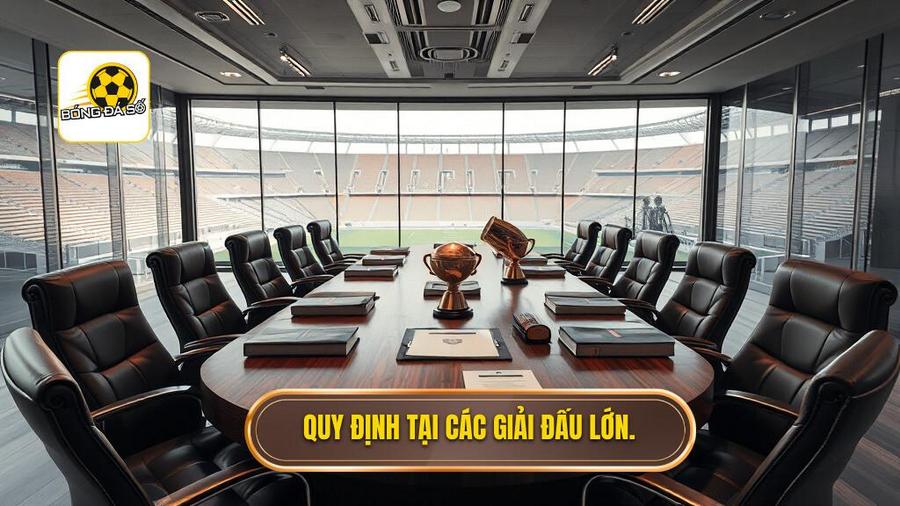 Quy định tại các giải đấu lớn.