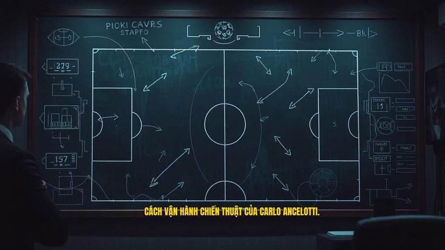 Phân tích chi tiết cách vận hành chiến thuật Carlo Ancelotti tại Real Madrid