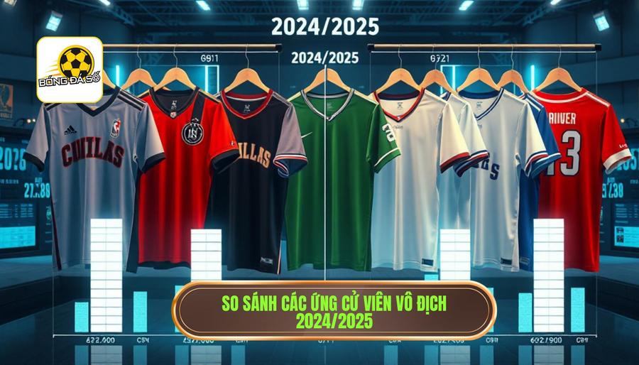 3. Bảng so sánh các ứng cử viên vô địch mùa giải 2024/2025